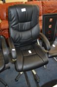 Black Swivel Office Managers Chair