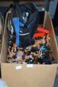 Collection of WWF Wrestling Action Figures and Acc