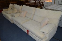 G-Plan Upholstered Three Piece Suite; Three Seat S