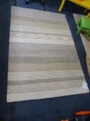 *Portofino Natural Stripey Rug 180x120cm