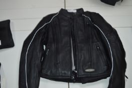 Harley Davidson FXRG Black Leather Jacket with Inn