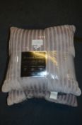 *Dobby Stripe Cushion 2pk