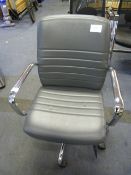 *Grey & Chrome Task Chair