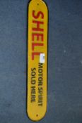 *Cast Metal Sign - Shell Motor Spirit