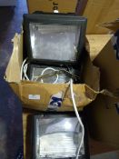 *Four Smart Flood Exterior Security Lights