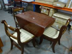 *Drop Down Mahogany Dining Table on Claw & Ball Fee