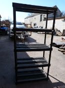 Keter Five Teir Heavy Duty Plastic Selves