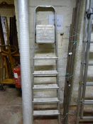 Set of Aluminium Five Tread Platform Steps