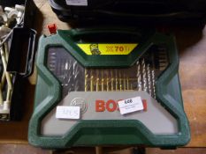 Bosch X70TI Drill Set Including Ratchet and Screwd