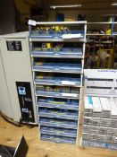 *Three Sets of Storage Drawers Containing Contact Lenses