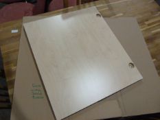 *Two Birch Cabinet Doors 500