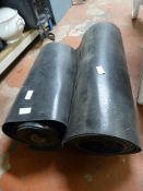 Two Rolls of Plastic Flooring