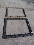 Two Large Rustic Wooden Frames