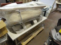 *Two White Acrylic Baths Containing Assorted Ceramic Sanitary Ware