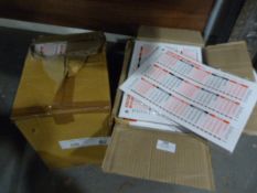 Two Boxes of 2014 Calendars