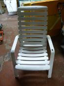 Folding Plastic Deckchair