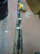 Fishing Rod Parts and a Brush