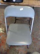 Folding Metal Chair with Foam Padded Seat