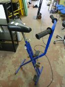 Blue Exercise Bike