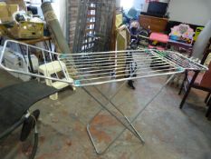 Folding Tubular Metal Clothes Airer