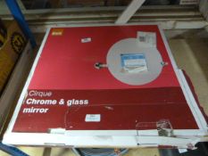 *Cirque Chrome and Glass Mirror