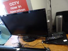 Samsung TV and a Sony DVD Player