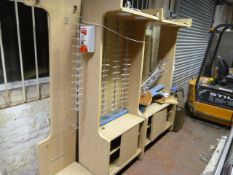 *Light Oak Opticians Display Stands