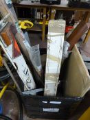 Box Containing Garden Airer, Trailer Lights, Bag o