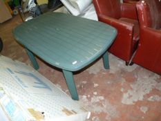 Green Patio Table