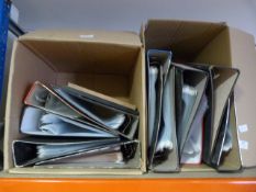 Two Boxes of Lever Arch Files with Plastic Folders