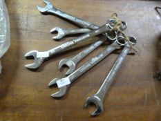 *Six Chrome Vanadium Spanners