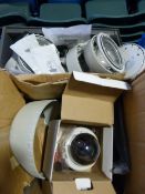 *Box Containing Various Camera Parts, Circuitry, D