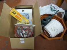 Box Containing Small Plastic Watering Can, Plastic