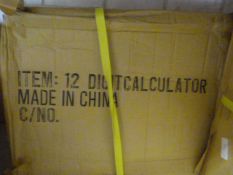 Box Containing 40 Solar Powered Calculators