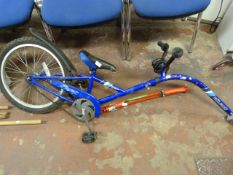 Falcon Flyer Children's Bike Extension and a Trail