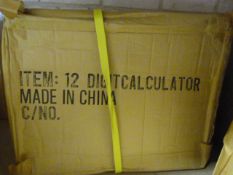 Box Containing 40 Solar Powered Calculators