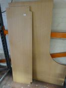 Beech Flat Pack Desk