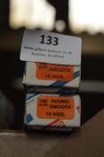 *Two Boxes of Ten 100mm Round Smooth Files