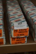 *Two Boxes of Ten 200mm Knife Smooth Files