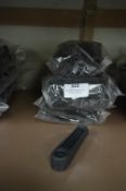*Five Bags Containing Ten Black Plastic File Handl