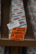 *Two Boxes of Ten 200mm Smooth Knife Files