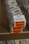 *Two Boxes of Five 300mm Round Smooth Files