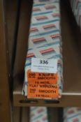 *Box of Ten 200mm Knife Smooth Files and a Box of