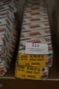 *Two Boxes of Ten 250mm Knife Second Cut Files