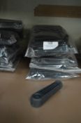 *Five Bags Containing Ten Black Plastic File Handl