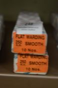 *Two Boxes of Ten 250mm Flat Warding Smooth Files