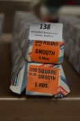 *Box of Five 300mm Round Files and a Box of 300mm