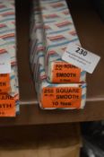 *Box of Five 300mm Round Smooth Files and a Box of