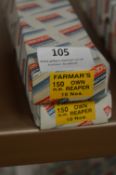 *Two Boxes of Ten 150mm Farmers Own Reaper Files