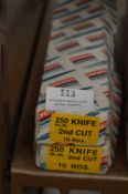 *Two Boxes of Ten 250mm Knife Second Cut Files